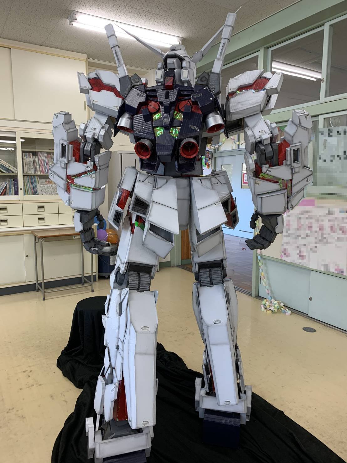 This Cardboard Unicorn Gundam Took Nearly Two Years to Complete